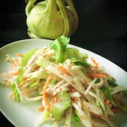 Easy, Light Kohlrabi Slaw