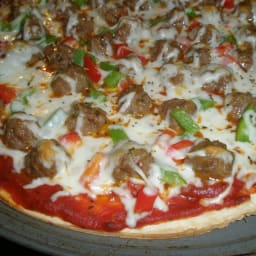 Easy Sausage Pizza