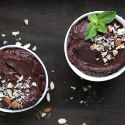 Easy vegan chocolate mousse