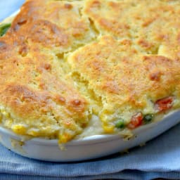 Easy Weeknight Cornbread Chicken Casserole Recipe