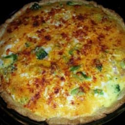 Easy Broccoli and Ham Quiche