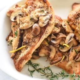 Easy Chicken Breasts with Creamy Mushroom Sauce