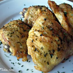 Easy Oven-Fried Chicken Thighs with Perfectly Crispy Skin