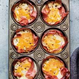 Egg Muffins in Ham Cups