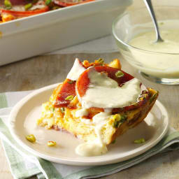 Eggs Benedict Bake with Bearnaise Sauce