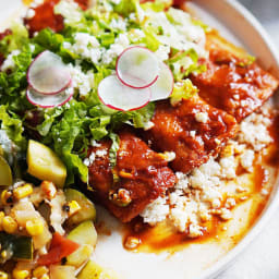 Enchiladas Rojas (Red Enchiladas)