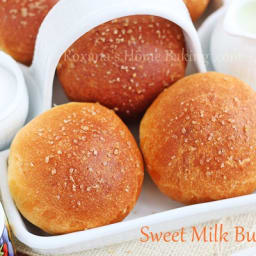 Evaporated milk sweet buns