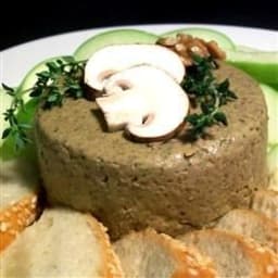 Exotic Mushroom and Walnut Pate