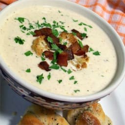 Fabulous Roasted Cauliflower Soup