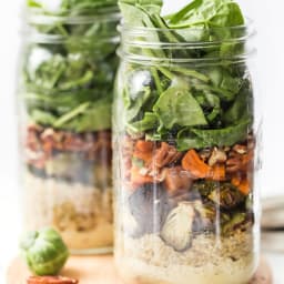 Fall Harvest Mason Jar Quinoa Salad