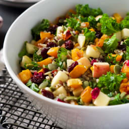 Fall Harvest Salad with Apple Cider Vinaigrette