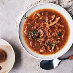 Farro-Mushroom Soup