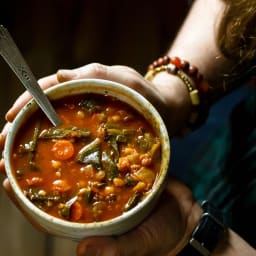 Fat-Busting Vegetarian Collard Greens Soup