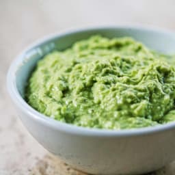 Fava Bean Dip with Goat Cheese and Garlic