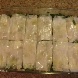 Filo Spinach Feta Bake
