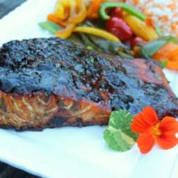 Firecracker Salmon with Spicy Molasses Recipe