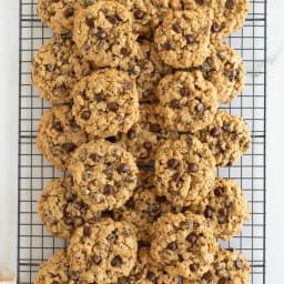 Flourless Oatmeal Chocolate Chip Cookies