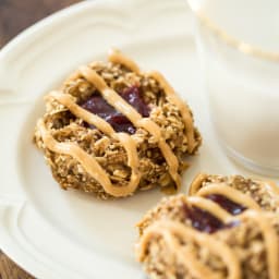 Flourless Thumbprint Breakfast Cookies