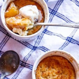 Foolproof Instant Pot Peach Cobbler