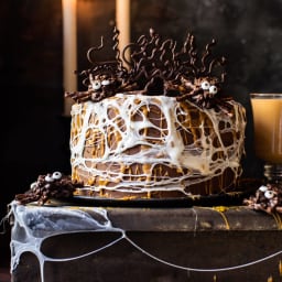 Forbidden Forrest Butterbeer Chocolate Cake.