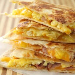 Freezer Breakfast Quesadillas 4 Ways