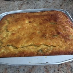 Fresh Corn and Basil Cornbread