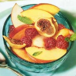 Fresh Summer Fruit in Ginger-Wine Syrup