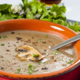 Fresh Wild Mushroom Soup