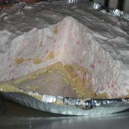 Frozen yogurt pie