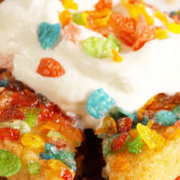 Fruity Pebble French Toast