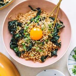 Garlic Butter Ramen Noodle Stir Fry