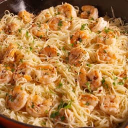 Garlic Butter Shrimp Pasta