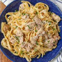 Garlic Parmesan Chicken Pasta