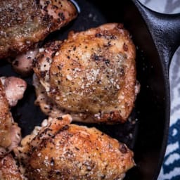 Garlic Parmesan Chicken Thighs Recipe – Keto, Low Carb, Gluten Free