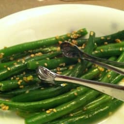 Garlic-Sesame String Beans