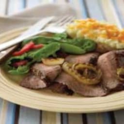 George's Wiskey, Cola Bbq Flank Steak 