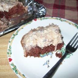 German Chocolate Upside Down Cake