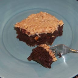 German Chocolate Zucchini Cake - Gluten Free