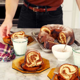 Gingerbread Swirl Bundt Cake