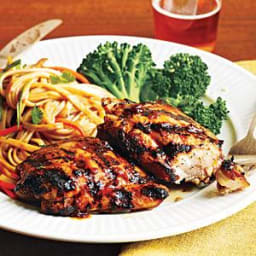 Glazed Chicken and Szechuan Noodle Salad