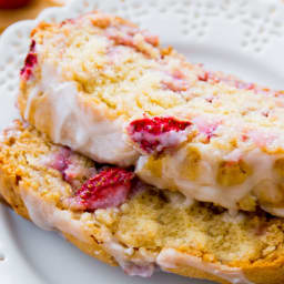 Glazed Strawberry Bread