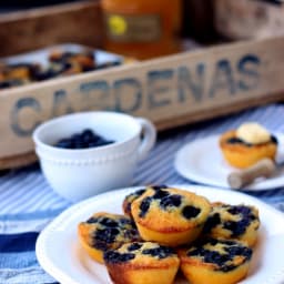 Gluten-free Blueberry Cornbread Muffins