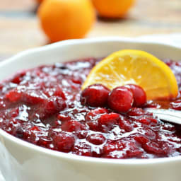 Gluten Free Clementine Cranberry Sauce