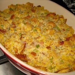 Gluten- Free Cornbread and Bacon Stuffing