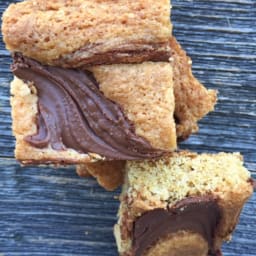 Gluten-Free Nutella Blondies