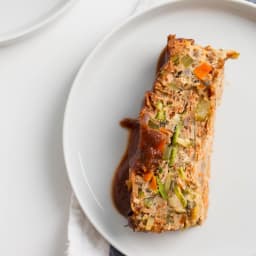 Gluten-Free Turkey Meatloaf with Zucchini Noodles