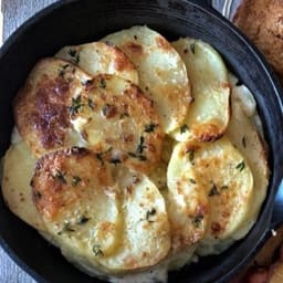 Golden Broiled Potato Slices