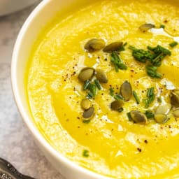 Golden Instant Pot Cauliflower Soup (Vegan)