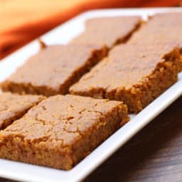 Grain Free Pumpkin Spice Bars