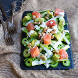 Grapefruit and Avocado Summer Salad